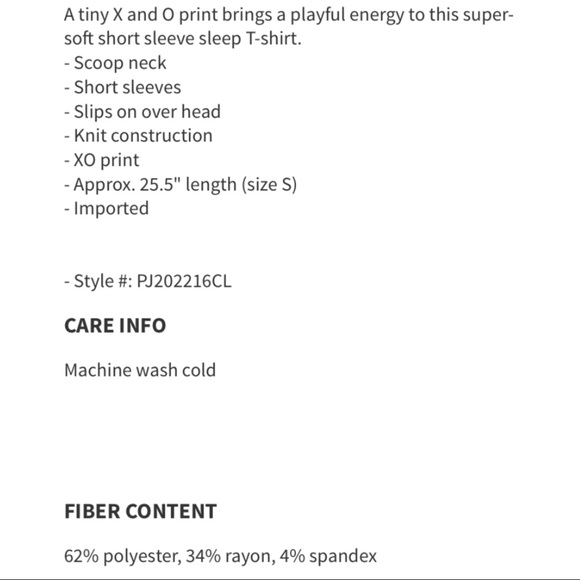 HUE Pop XO Scoop Neck Sleep T-Shirt Nordstrom - Picture 3 of 4